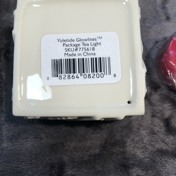 LENNOX‎ for the holidays Yuletide glow lights present tea light holder - Picture 5 of 7